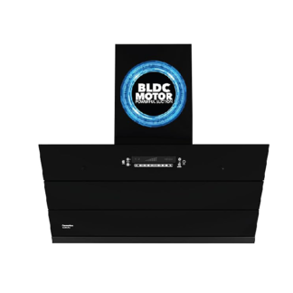 Crompton QuietPro Plus BLDC 1800m3/hr 90cm Slant Chimney| Filterless Intelligent Autoclean| Built In Oil Collector| Touch+Motion Sensor Control|10Yrs Motor & 2Yrs Overall Warranty (CHD-QPPI90FLE-IND)