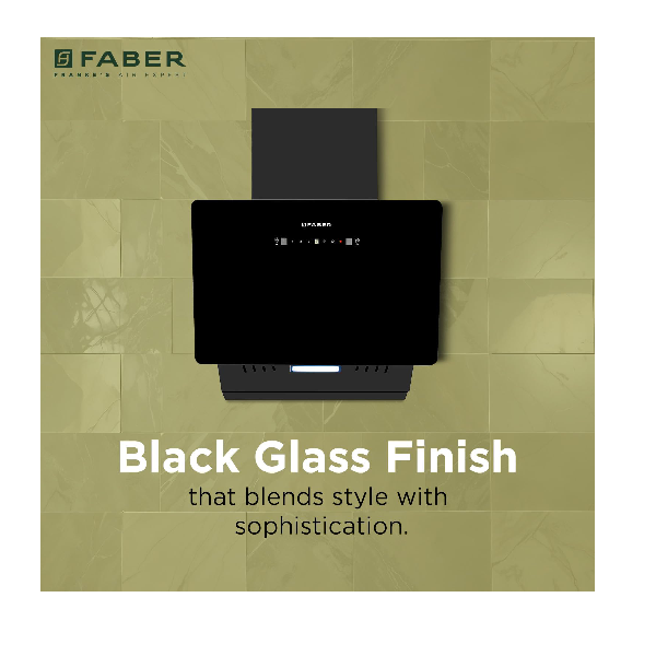 Faber Hood Trendy 60cm 1500 m³/hr BLDC Autoclean Slant Shape Chimney | Built In Oil Collector | Touch & Gesture Control | 12Yr Motor,2Yr Comprehensive Warranty by Faber | TRENDY IN BLDC HCSCFL BK 60 - Image 6
