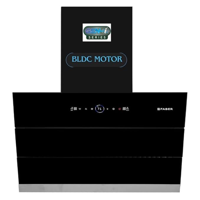 Faber Maple 75cm 1500m³/hr BLDC Autoclean Slant Chimney| 9 Speed Silent Hood| Energy Efficient| Touch&Gesture Control |12Yr Motor,2Yr Comprehensive Warranty by Faber|Hood Maple BLDC FL HC BK IN75