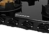 Faber Gas Stove 4 Burner Glass Cooktop (Onyx 4BB BK) Manual Ignition, Black - Image 4