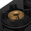 Faber Gas Stove 4 Burner Glass Cooktop (Onyx 4BB BK) Manual Ignition, Black - Image 5