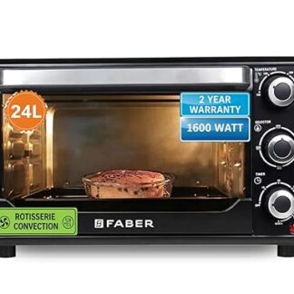 Faber Fotg Bk 24 Liter Oven Toaster Grill,Black,24 Liter(131.0628.552),1600W