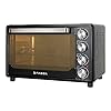 Faber 34L Double Glazed 1600W OTG|Bake, Toast, Roast, Grill|6 Functions, Upper & Lower Heating, Rotisserie, 360° Convection,Crumb Tray, Double Glaze Glass|Bake Plate, Pizza Plate, Silicon Gloves|Black - Image 2
