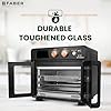 Faber Air Fryer Oven 25L, Digital Control, Bake Tray, SS Wire Tray&Basket, Crumb Tray, Rotisserie Kit|15 Preset Auto Program|Roast,Fry,Toast,Defrost|Convection Function|FAO 25L 15F BK|1700 W Black - Image 5